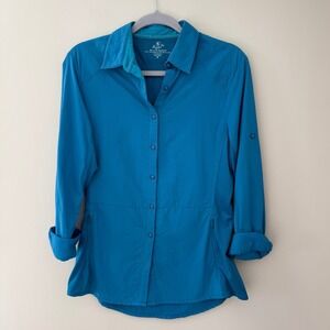 Kuhl Women's Teal Button-Down Shirt